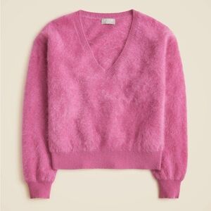 J. Crew Brushed Cashmere V-Neck Women's Sweater
